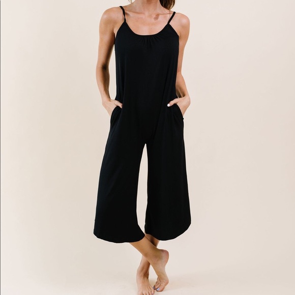 Good Better Best Cropped Wide Leg Tank Jumpsuit - Picture 5 of 9
